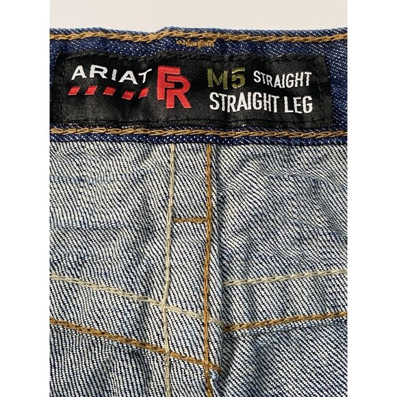 Ariat Work M5 FR Stackable Straight Leg Jean Pant Men’s 40x30 CAT 2 2112 Denim - Picture 11 of 16